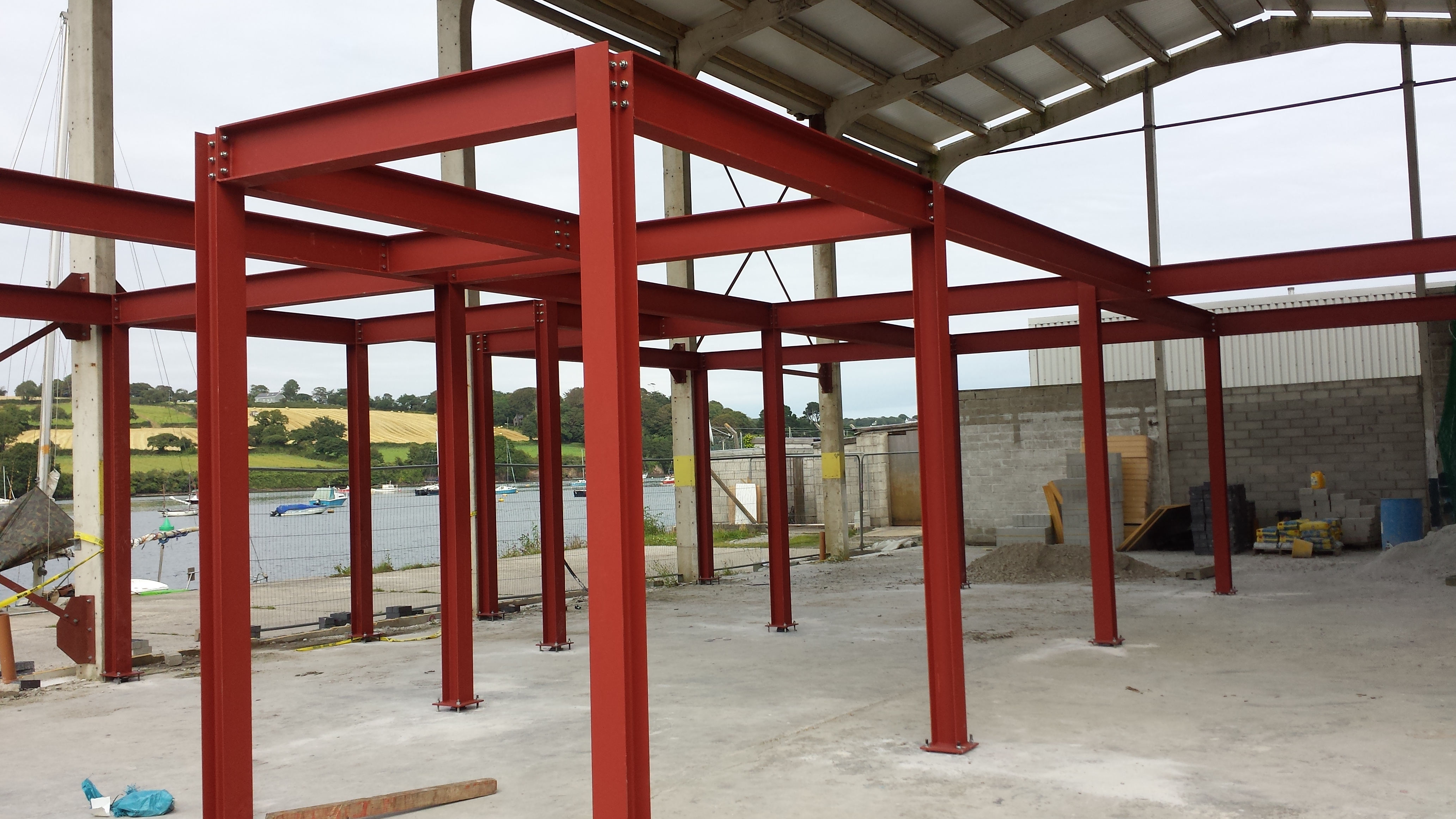 Commercial steel structure